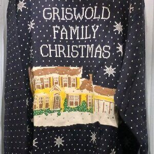 National Lampoons Christmas Vacation Light-Up Ugly Sweater 4XL